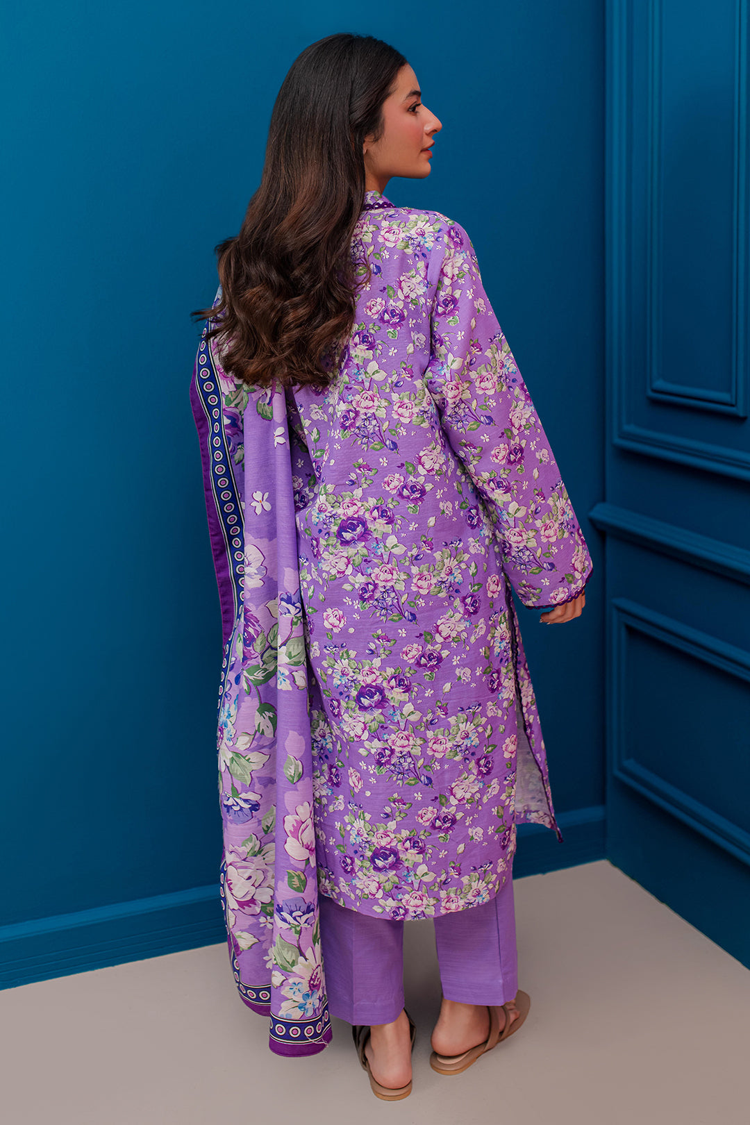 Zellbury | Winter Pret | Kurta Dupatta Trouser - 2948