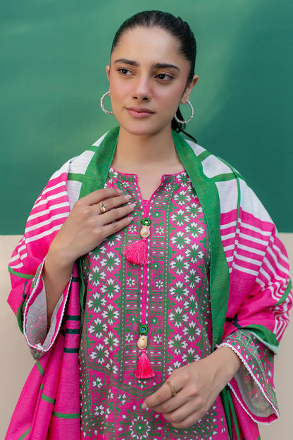 Zellbury | Winter Pret | Kurta Dupatta Trouser - 2949