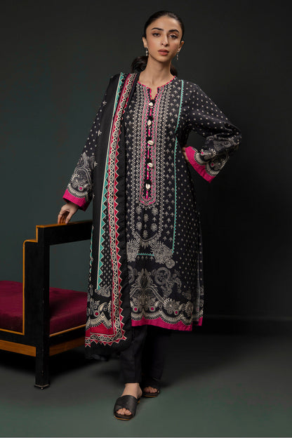 Zellbury | Winter Pret | Kurta Shawl Trouser - 3008