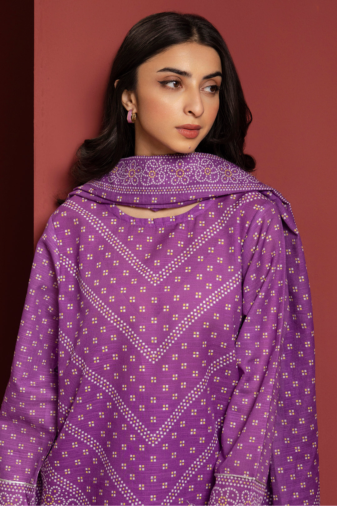 Zellbury | Winter Pret | Kurta Dupatta Trouser - 3072