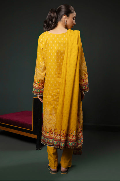 Zellbury | Winter Pret | Kurta Dupatta Trouser - 3151