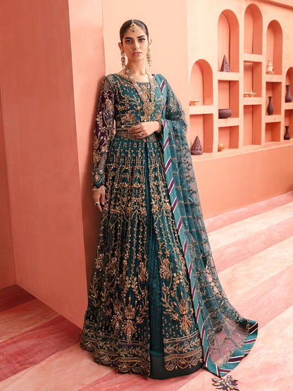 Gulaal | Wedding Formals | AYZEL GL-WS-22V1-27 (PISHWAS AND LEHNGA) - Pakistani Designer Dress - by Gulaal | Type: Bridal - 100% Original at Saira Sultan