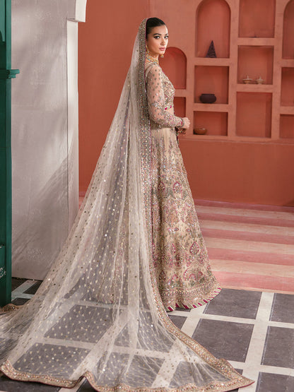 Gulaal | Wedding Formals | ANSHAH GL-WS-22V1-28 (IVORY WHITE LEHNGA CHOLI) - Pakistani Designer Dress - by Gulaal | Type: Bridal - 100% Original at Saira Sultan
