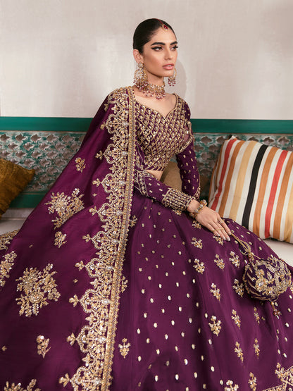Gulaal | Wedding Formals | SHAZMINAH GL-WS-22V1-31 (LEHNGA AND CHOLI) - Pakistani Designer Dress - by Gulaal | Type: Bridal - 100% Original at Saira Sultan