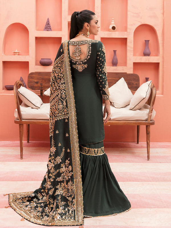 Gulaal | Wedding Formals | GL-WS-22V1-33 (SHIRT AND GHARARA) - Pakistani Designer Dress - by Gulaal | Type: Bridal - 100% Original at Saira Sultan