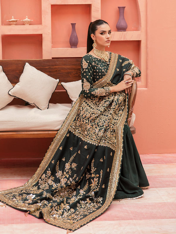 Gulaal | Wedding Formals | GL-WS-22V1-33 (SHIRT AND GHARARA) - Pakistani Designer Dress - by Gulaal | Type: Bridal - 100% Original at Saira Sultan