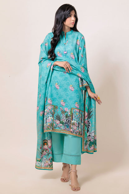 Bonanza Satrangi | S Green Cambric 3 Piece (WS1243P01) 12 Green