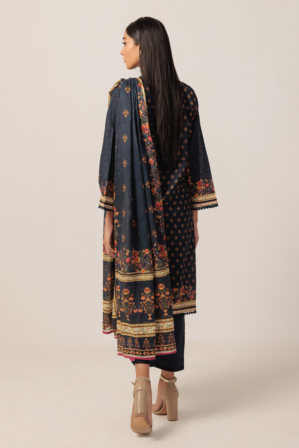 Bonanza Satrangi | N Blue Cambric 3 Piece (WS1243P04) 16 Blue