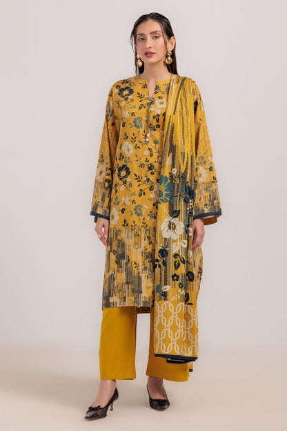 Bonanza Satrangi | Lemon Viscose 3 Piece (WS1243P12) 8 Lemon