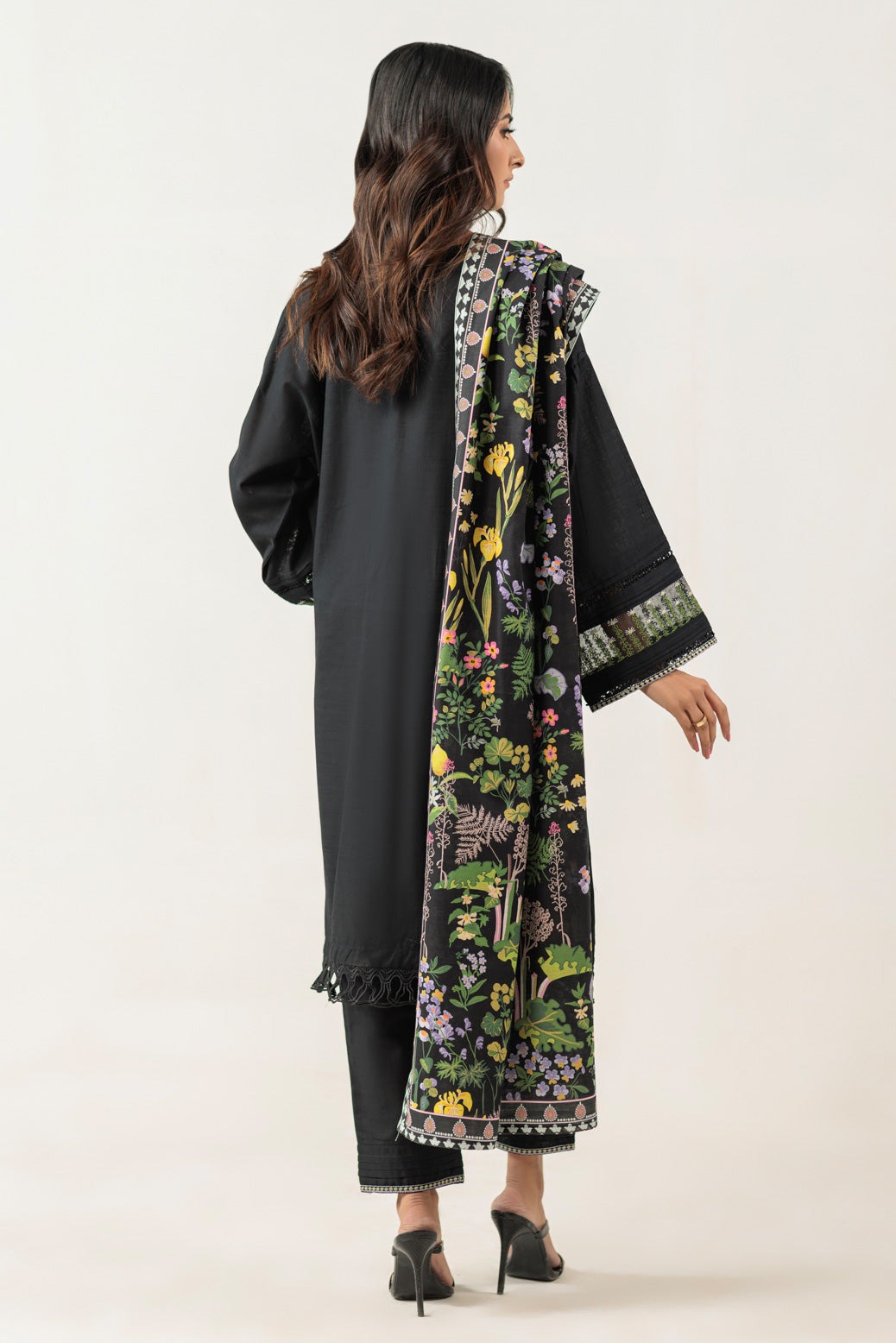 Bonanza Satrangi | Black Khaddar 3 Piece (WS1243P14) 16 Black