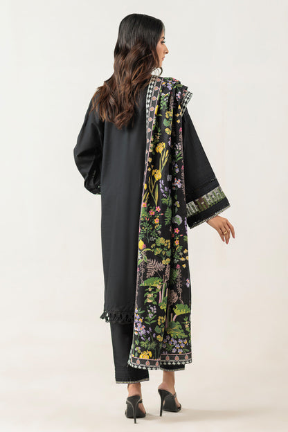 Bonanza Satrangi | Black Khaddar 3 Piece (WS1243P14) 16 Black