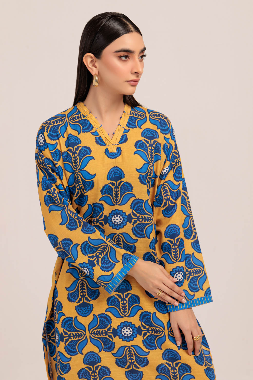 Bonanza Satrangi | Yellow Khaddar 2 Piece (WS2242P04) 8 Yellow