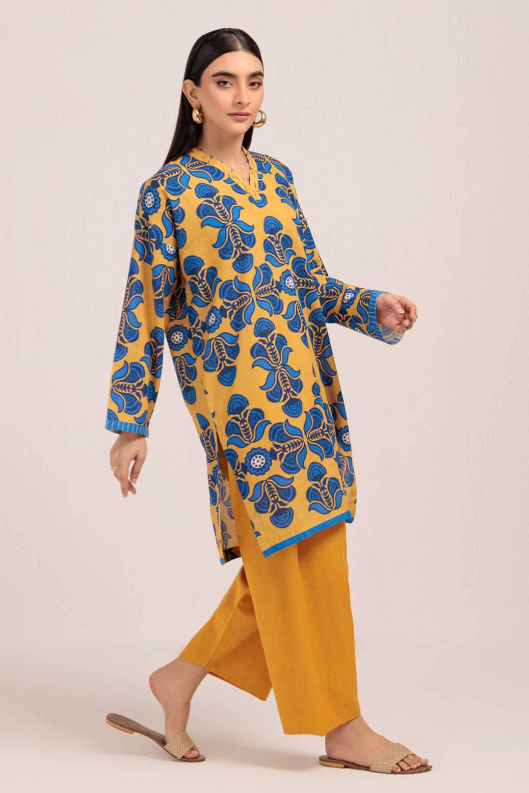 Bonanza Satrangi | Yellow Khaddar 2 Piece (WS2242P04) 14 Yellow