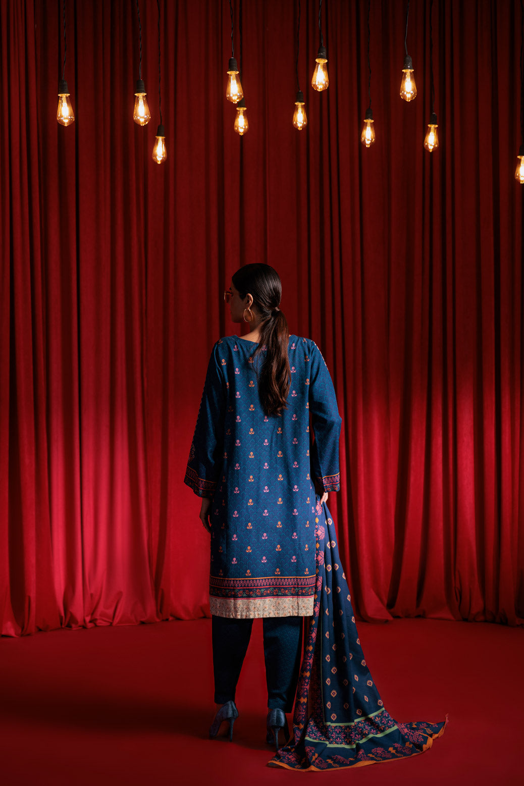 Bonanza Satrangi | Blue Khaddar 3 Piece (WS2243P02) 14 Blue