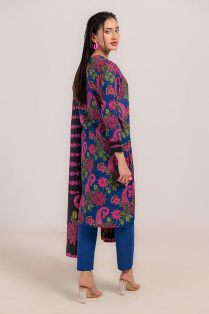 Bonanza Satrangi | R Blue Khaddar 3 Piece (WS2243P14) 16 Blue