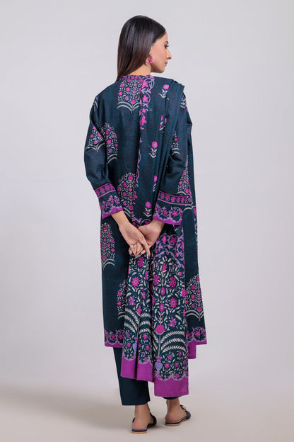 Bonanza Satrangi | N Blue Khaddar 3 Piece (WS2243P33) 16 Blue