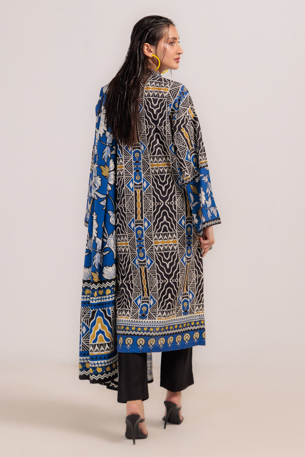 Bonanza Satrangi | Black Viscose 3 Piece (WS2243P35) 12 Black