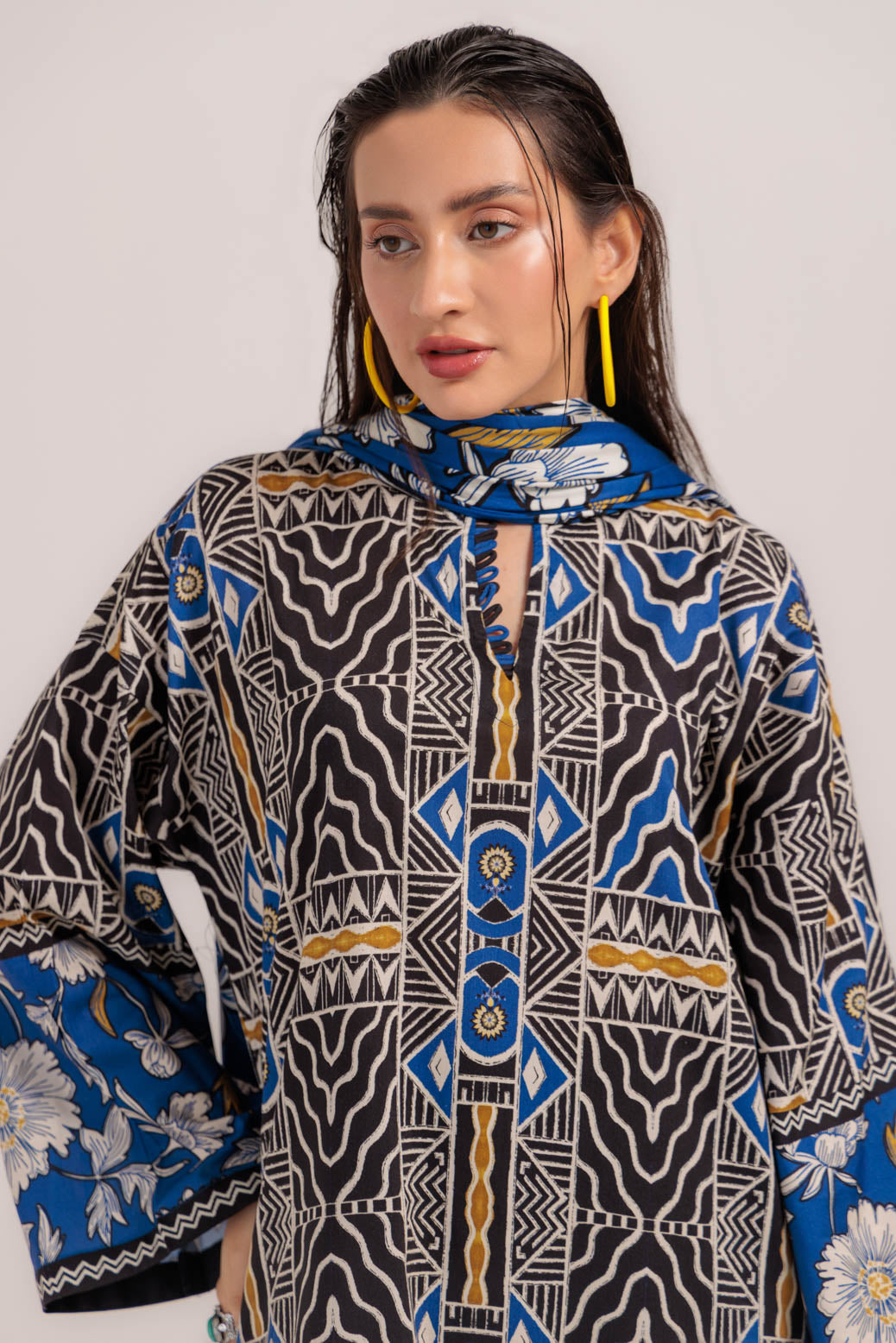 Bonanza Satrangi | Black Viscose 3 Piece (WS2243P35) 16 Black