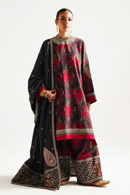 Zara ShahJahan | Winter Shawl 23 | WS23-D3 - Pakistani Designer Dress - by Zara Sahjahan | Type: Luxury - 100% Original at Saira Sultan