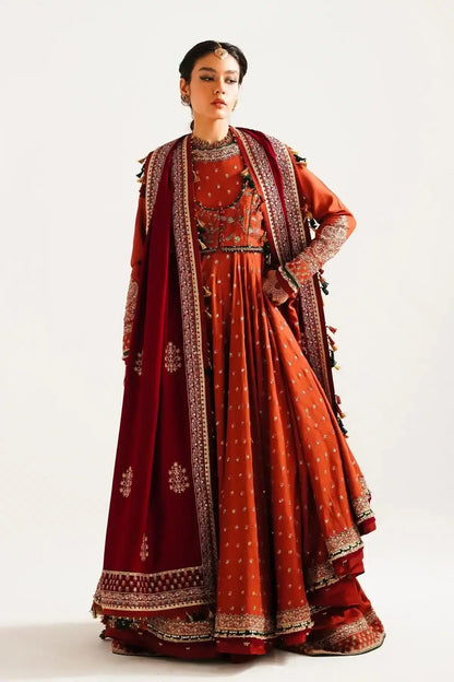 Zara ShahJahan | Winter Shawl 23 | WS23-D4 - Pakistani Designer Dress - by Zara Shahjahan | Type: Luxury - 100% Original at Saira Sultan
