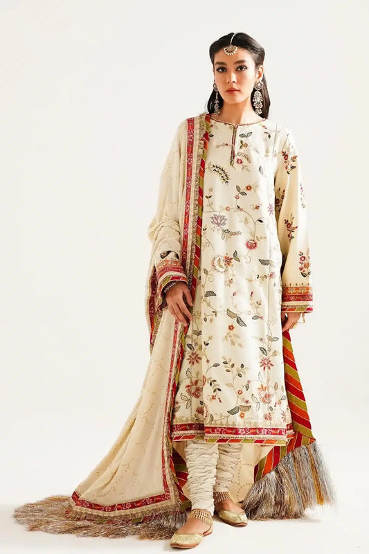 Zara ShahJahan | Winter Shawl 23 | - Pakistani Designer Dress - by Zara Shahjahan | Type: Luxury - 100% Original at Saira Sultan