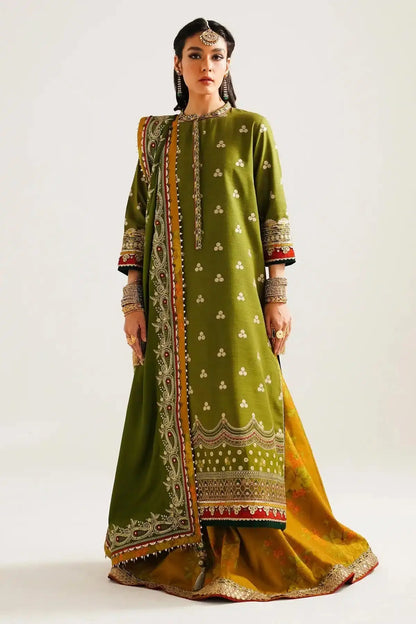 Zara ShahJahan | Winter Shawl 23 | WS23-D8 - Pakistani Designer Dress - by Zara Shahjahan | Type: Luxury - 100% Original at Saira Sultan