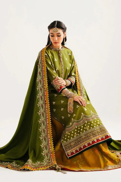 Zara ShahJahan | Winter Shawl 23 | WS23-D6 - Pakistani Designer Dress - by Zara Shahjahan | Type: Luxury - 100% Original at Saira Sultan