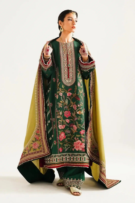 Zara ShahJahan | Winter Shawl 23 | WS23-D7 - Pakistani Designer Dress - by Zara Shahjahan | Type: Luxury - 100% Original at Saira Sultan