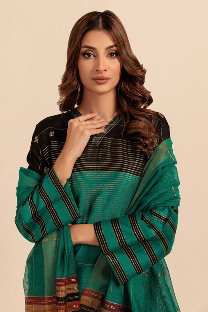 Bonanza Satrangi | Green Khaddi 3 Piece (WS5243P12) 12 Green