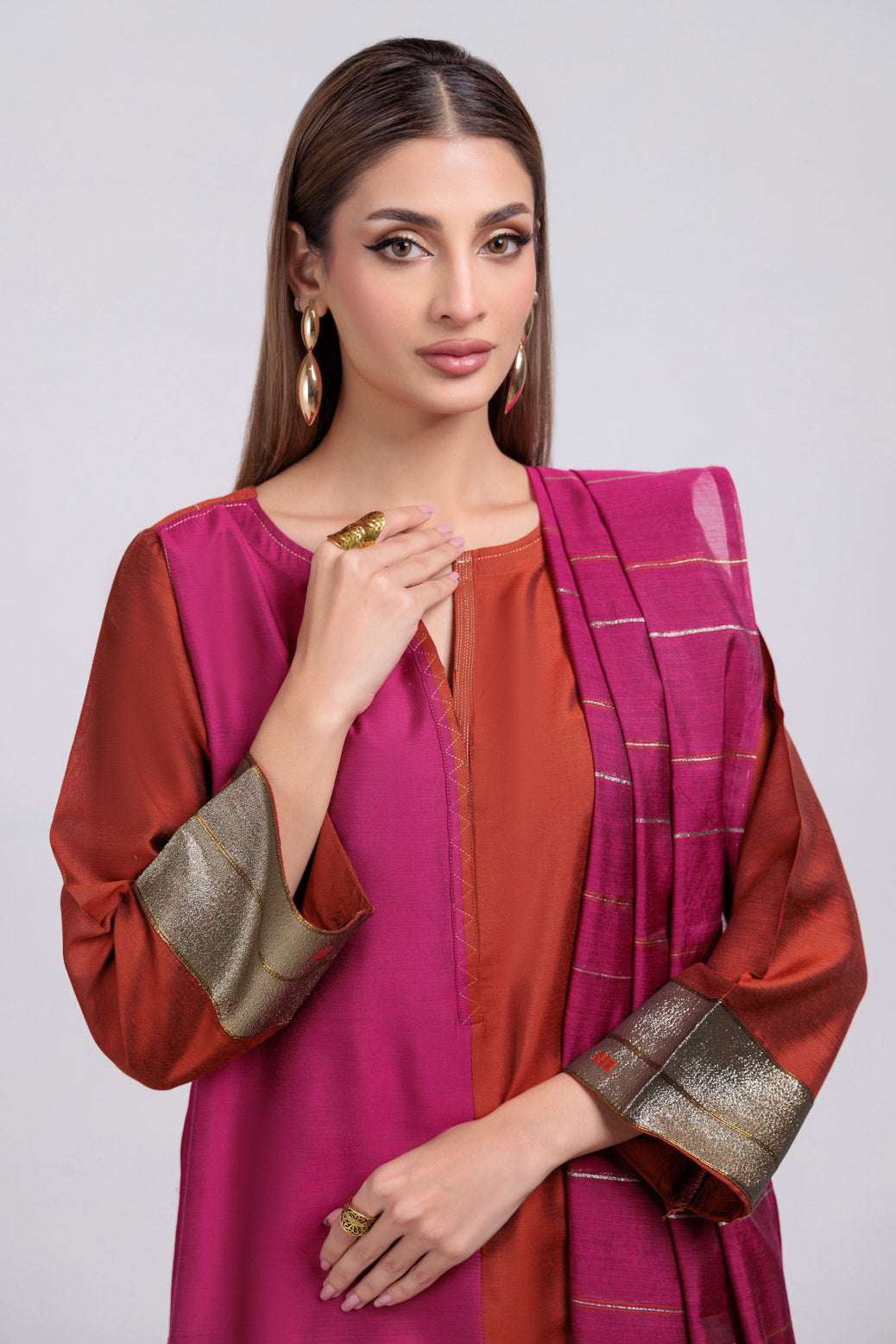 Bonanza Satrangi | Rust Yarn 3 Piece (WS5243P15) 12 Rust