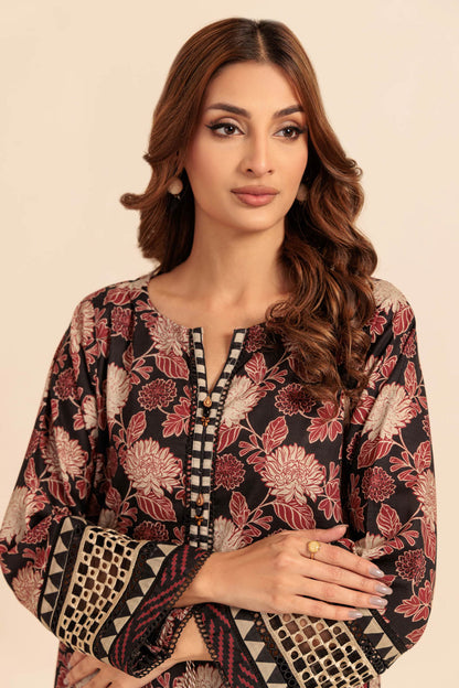 Bonanza Satrangi | Black Khaddar 2 Piece (WS6242P01) 12 Black