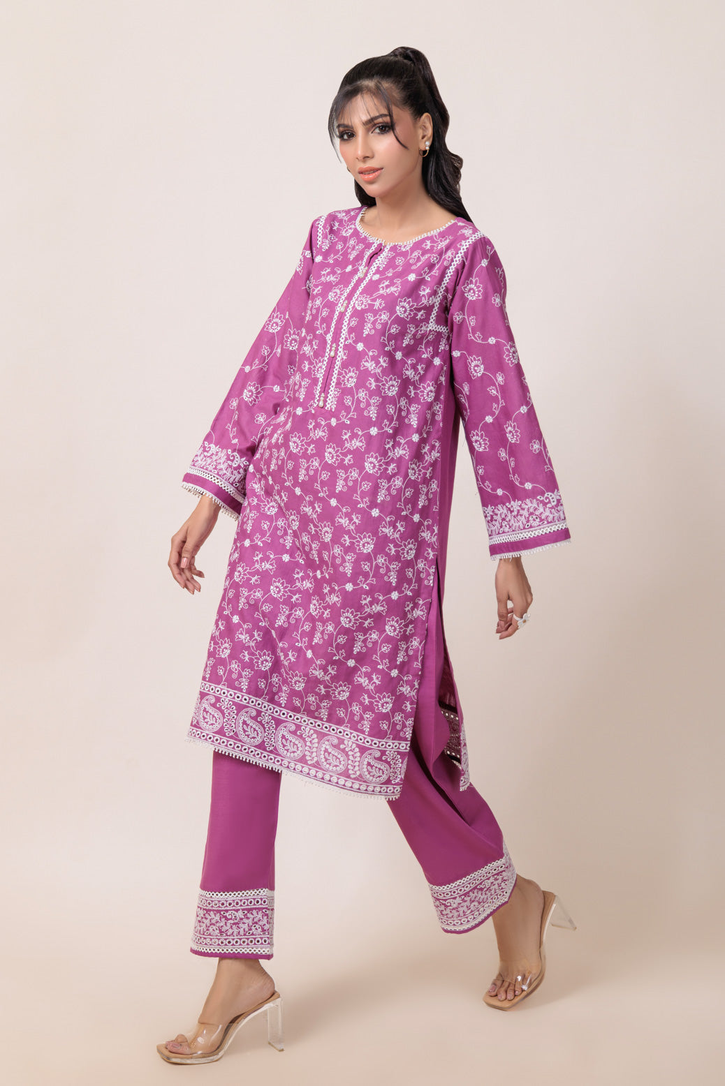 Bonanza Satrangi | D Pink Khaddar 2 Piece (WS6242P06) 8 Pink