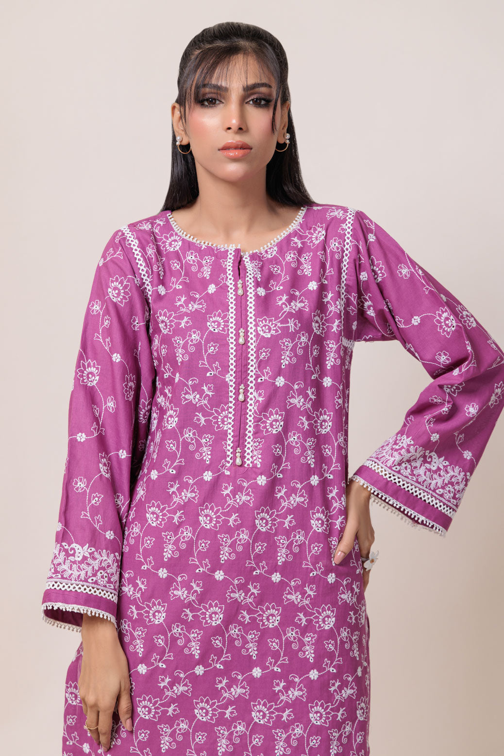 Bonanza Satrangi | D Pink Khaddar 2 Piece (WS6242P06) 12 Pink