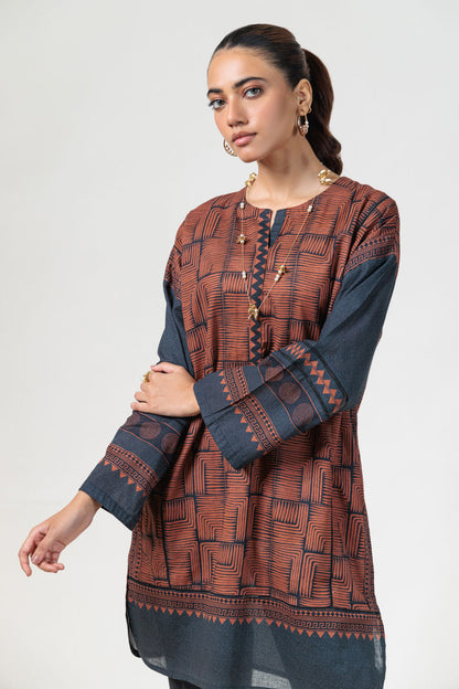 Bonanza Satrangi | Brown Khaddar 2 Piece (WS6242P07) 14 Brown