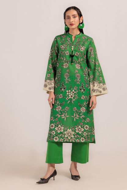Bonanza Satrangi | Green Khaddar 2 Piece (WS6242P11) 8 Green