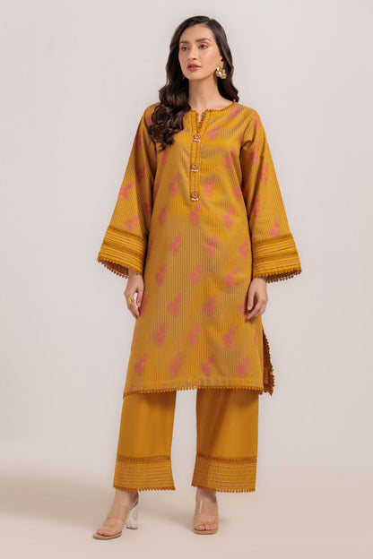 Bonanza Satrangi | Mustard Jacquard 2 Piece (WS6242P14) 8 Mustard
