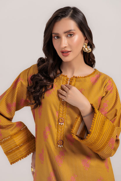 Bonanza Satrangi | Mustard Jacquard 2 Piece (WS6242P14) 16 Mustard