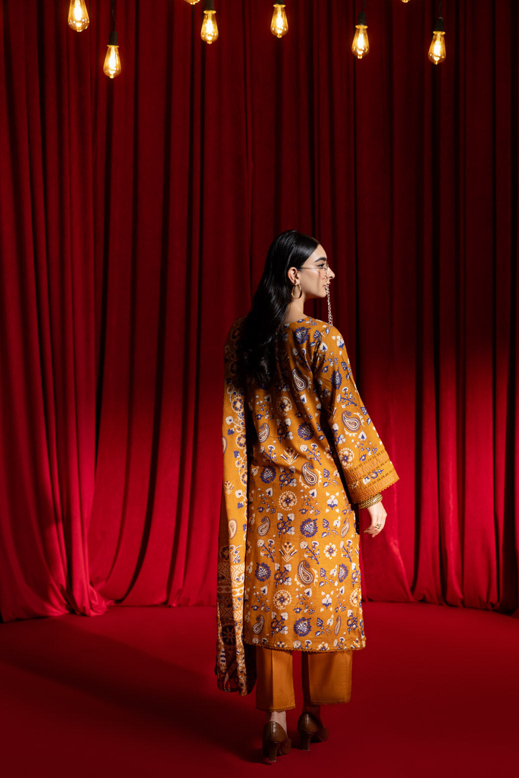 Bonanza Satrangi | Mustard Cambric 3 Piece (WS6243P22) 14 Mustard