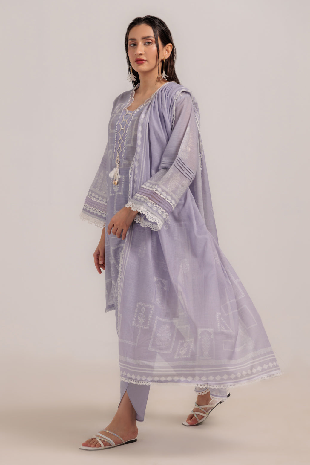Bonanza Satrangi | Purple Cambric 3 Piece (WS6243P33) 10 Purple