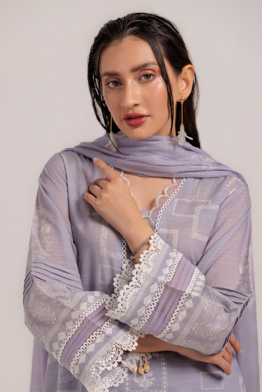 Bonanza Satrangi | Purple Cambric 3 Piece (WS6243P33) 16 Purple