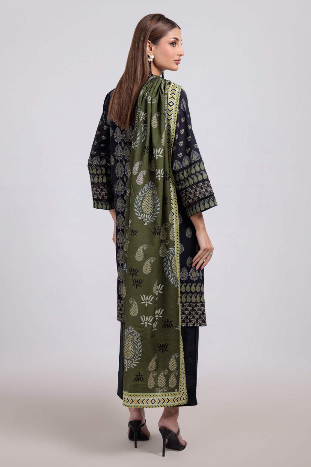 Bonanza Satrangi | Black Khaddar 3 Piece (WS6243P45) 14 Black