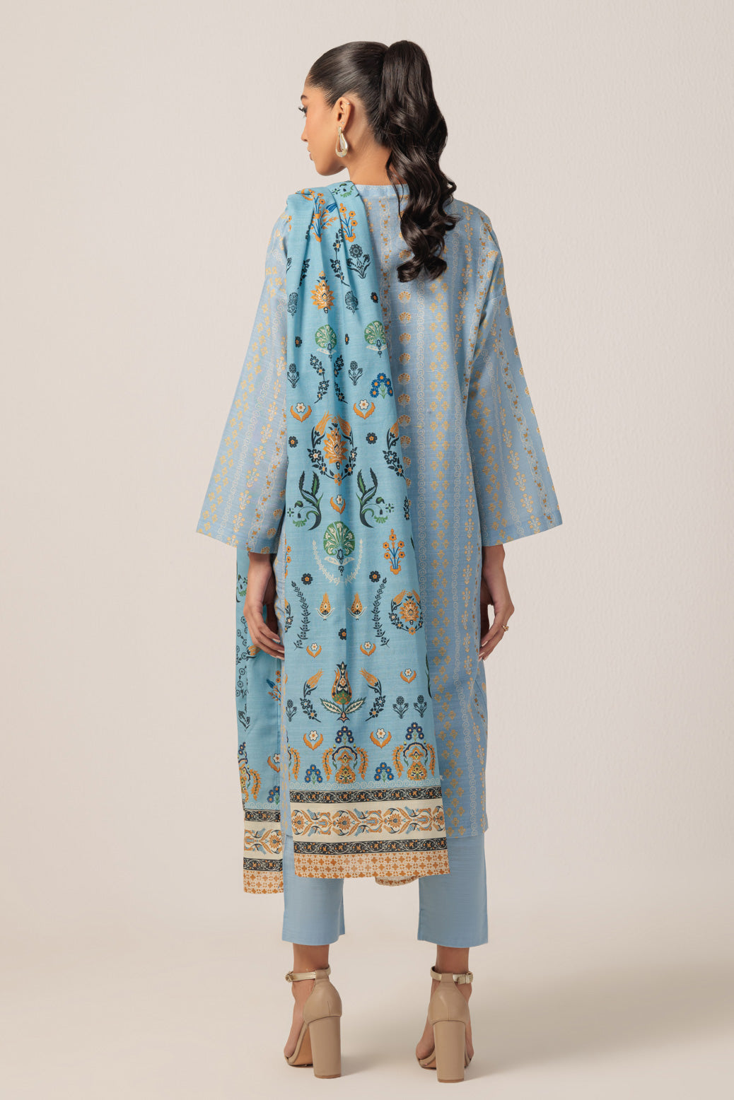 Bonanza Satrangi | Cyan Khaddar 3 Piece (WS6243P49) 12 Cyan