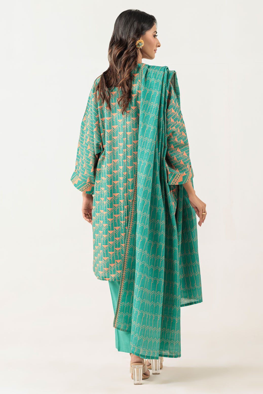 Bonanza Satrangi | Green Khaddar 3 Piece (WS6243P50) 16 Green