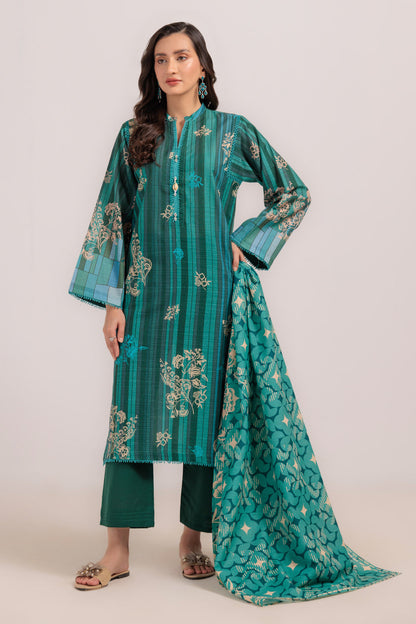 Bonanza Satrangi | Teal Khaddar 3 Piece (WS6243P55) 8 Teal