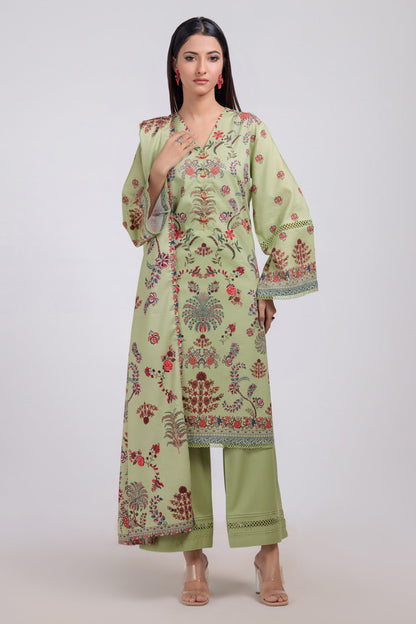 Bonanza Satrangi | Green Viscose 3 Piece (WS6243P63) 12 Green