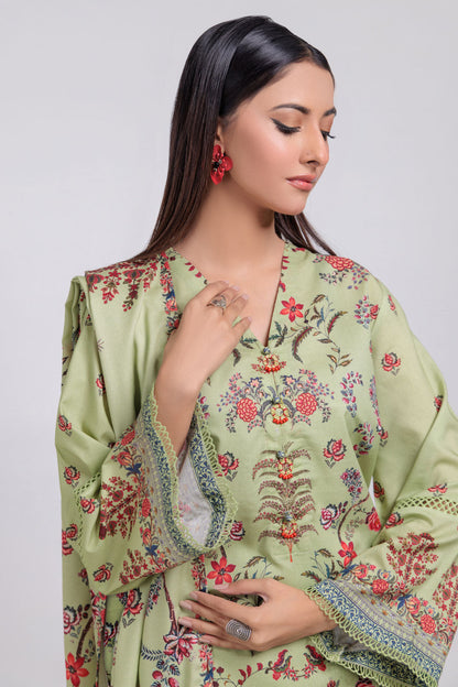 Bonanza Satrangi | Green Viscose 3 Piece (WS6243P63) 14 Green