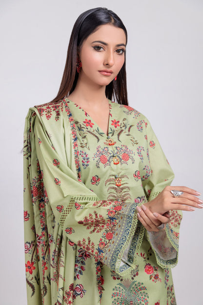 Bonanza Satrangi | Green Viscose 3 Piece (WS6243P63) 10 Green