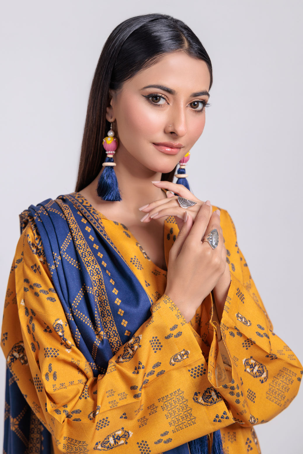 Bonanza Satrangi | Mustard Viscose 3 Piece (WS6243P73) 10 Mustard