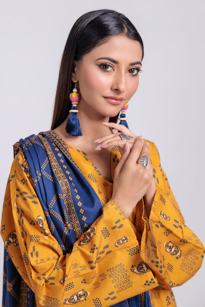 Bonanza Satrangi | Mustard Viscose 3 Piece (WS6243P73) 10 Mustard