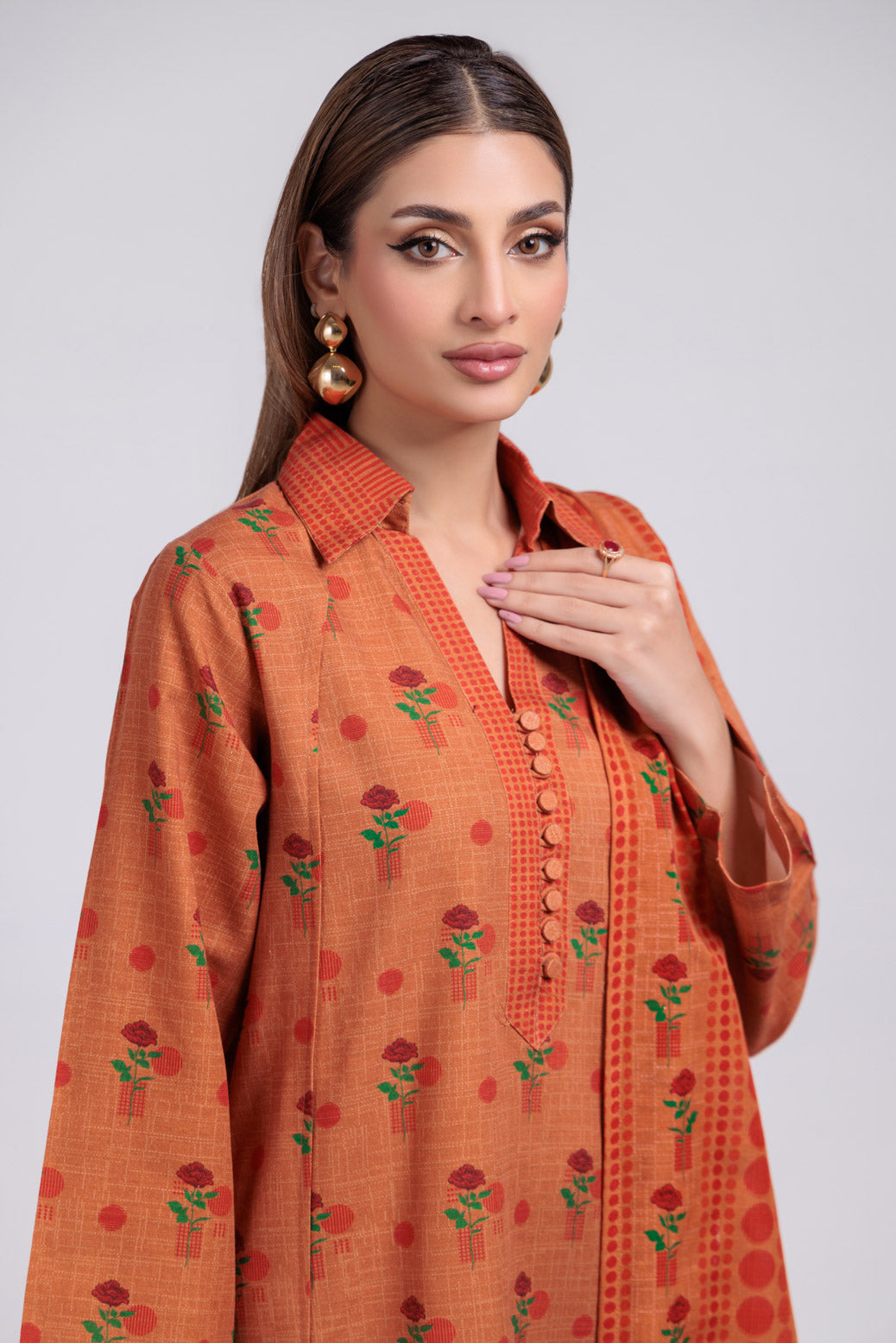 Bonanza Satrangi | Rust Khaddar 3 Piece (WS6243P84) 10 Rust